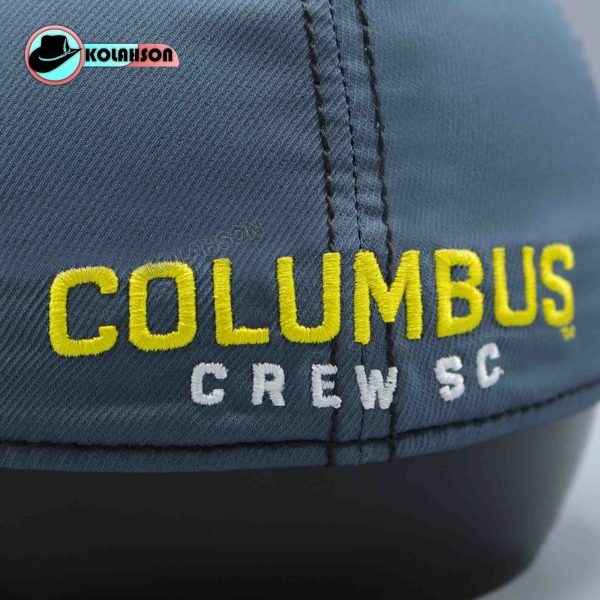 بزرگسال اسپرت بیسبالی اورجنیال از برند Adidas طرح Columbus crew SC تک رنگ فیلی نقاب طوسی دوخت زرد کد KBEBOABATCCSTRFNTDZ007