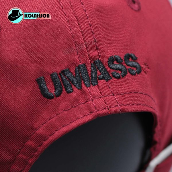 بزرگسال اسپرت بیسبالی اورجینال از برند Adidas طرح UMass تک رنگ زرشکی کد KBEBORGABATUTRZ007