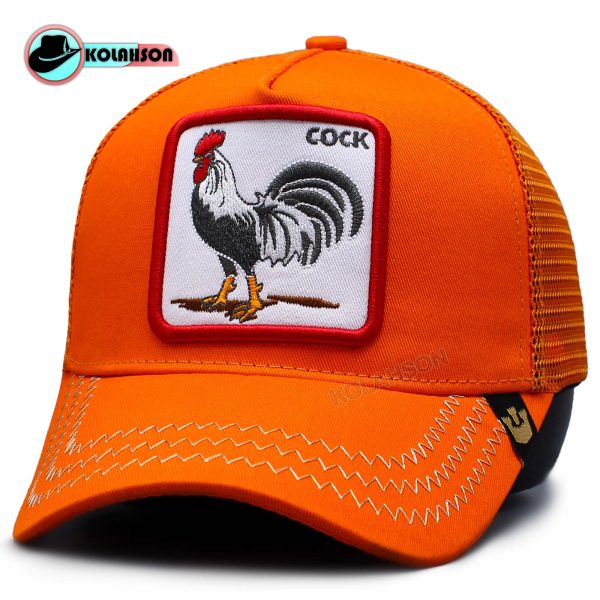 بزرگسال اسپرت بیسبالی پشت توری Goorinbros طرح Cock با 8 رنگ متفاوت کد KBEBPGTCB8RM008
