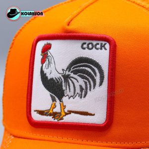 نماد کلاه بیسبالی پشت توری Goorinbros طرح Cock