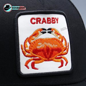 نماد کلاه بیسبالی پشت توری Goorinbros طرح Crabby