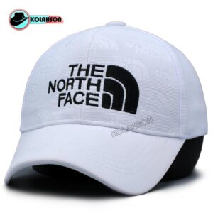 بزرگسال اسپرت بیسبالی طرح The North Face مدل طرح لیزری پارچه با رنگ های مشکی و سفید کد KBEBTTNFMTLPBRHMVS003