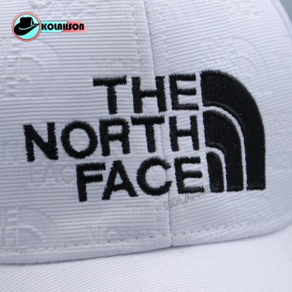 بزرگسال اسپرت بیسبالی طرح The North Face مدل طرح لیزری پارچه با رنگ های مشکی و سفید کد KBEBTTNFMTLPBRHMVS007