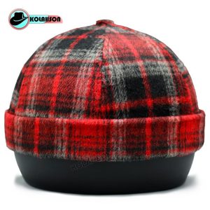 Leoni winter checkered hat