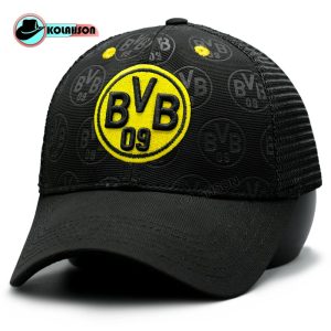 کلاه بیسبالی و پشت توری باشگاهی طرح Dortmund