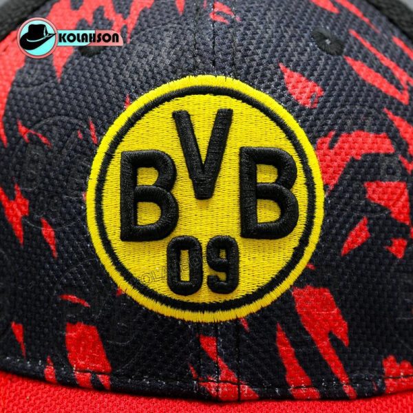 بزرگسال اسپرت بیسبالی باشگاهی طرح Dortmund مناسب ورزش با رنگ های نارنجی زرد چیریکی زرد قرمز طرح دار زرد و طوسی کد KBEBBTDMVBRHNZCHZGHTDZVT012