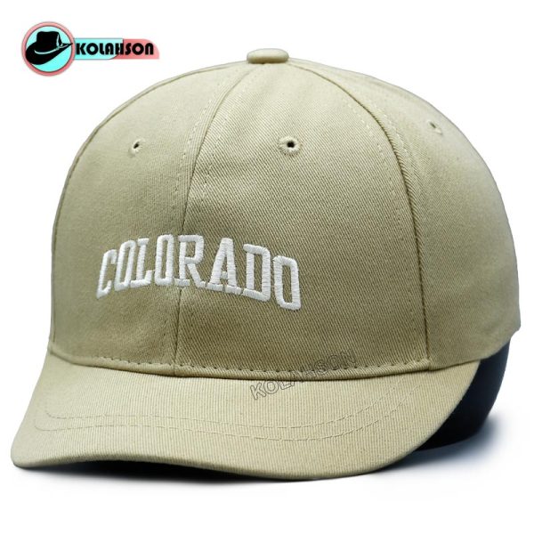بزرگسال اسپرت بیسبالی نقاب کوتاه طرح Colorado با رنگ های مشکی ، کرم ، سرمه ای قهوه ای و طوسی کد KBEBNKTCBRHMKSGHVT002