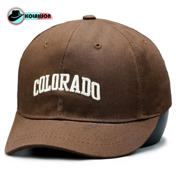 بزرگسال اسپرت بیسبالی نقاب کوتاه طرح Colorado با رنگ های مشکی ، کرم ، سرمه ای قهوه ای و طوسی کد KBEBNKTCBRHMKSGHVT003