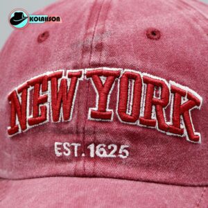 بزرگسال اسپرت بیسبالی سنگشور گلدوزی شده طرح NewYork با رنگ های خاکستری ،طوسی ، سبز ، آبی ، قرمز ، قهوه ای ، کرم کد KBEBSGSHTNYBRHKHTSAGHGHK011
