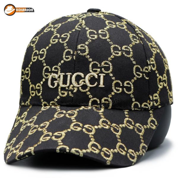 بزرگسال اسپرت بیسبالی طرح Gucci مدل تمام پارچه گلدوزی با رنگ های تمام مشکی ، مشکی طلایی ، صورتی و کرم استخوانی کد KBEBTGMTPGBRHTMMTSVK003