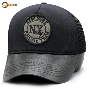 کلاه نقاب چرم طرح NY